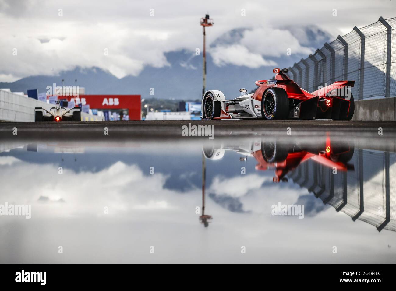 07 sette Camara Sergio (bra), Dragon / Penske Autosport, Penske EV-5, azione durante l'ePrix 2021 Puebla, 5° incontro del Campionato del mondo di Formula e 2020-21, sull'Autodromo Miguel E. Abed dal 18 al 20 giugno, a Puebla, Messico - Foto Xavi Bonilla / DPPI / LiveMedia Foto Stock