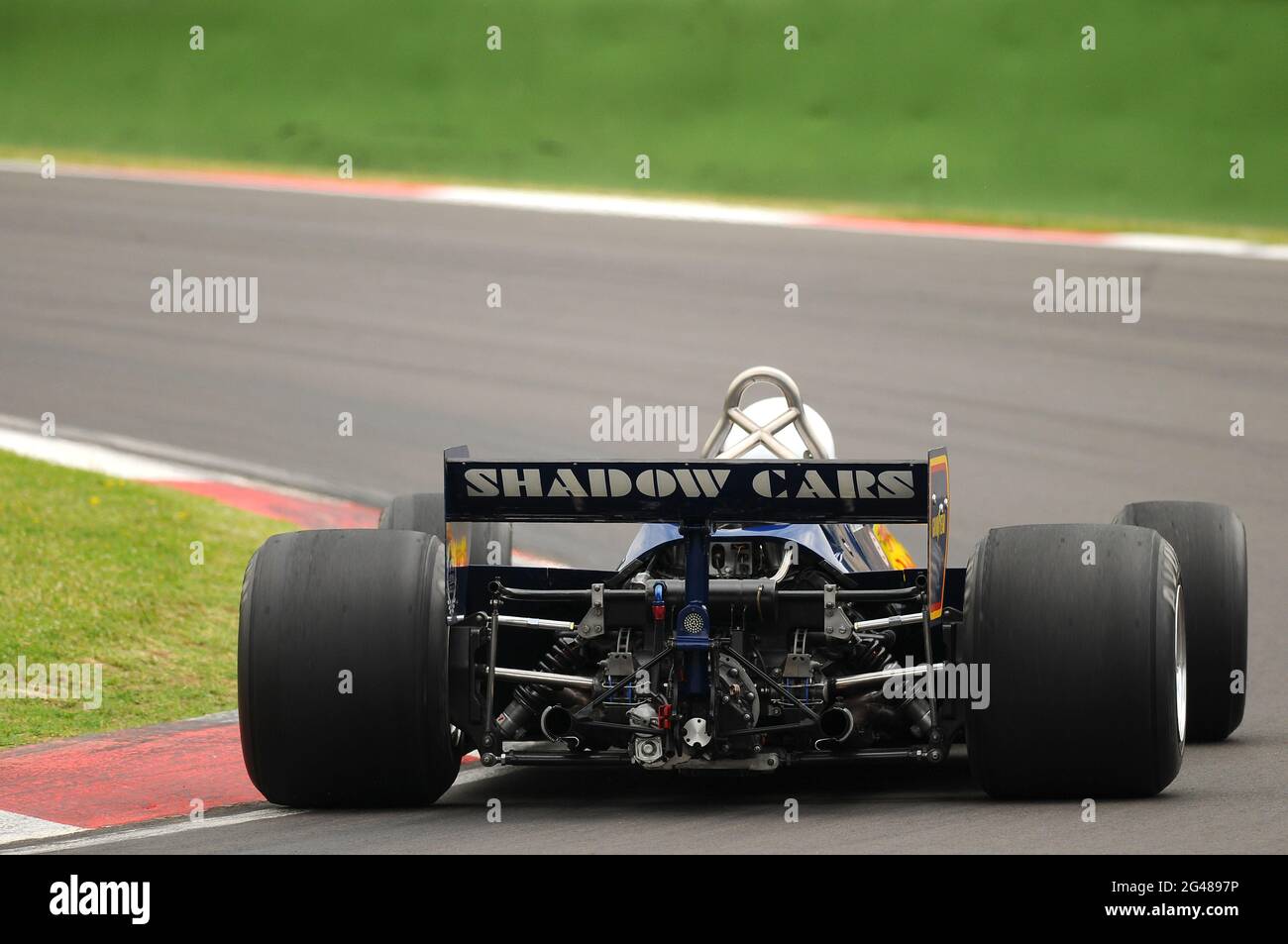 Imola, 6 giugno 2012: Pista sconosciuta sulla Classic F1 Car 1979 ombra DN9 ex Jan Lammers durante le prove di Imola Classic 2012 sul circuito di Imola in Italia. Foto Stock