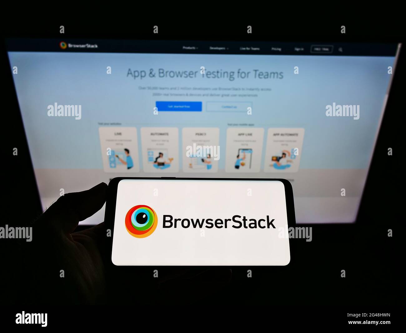 Mobile Stack Browser Software stack del browser immagini e fotografie stock ad alta ...