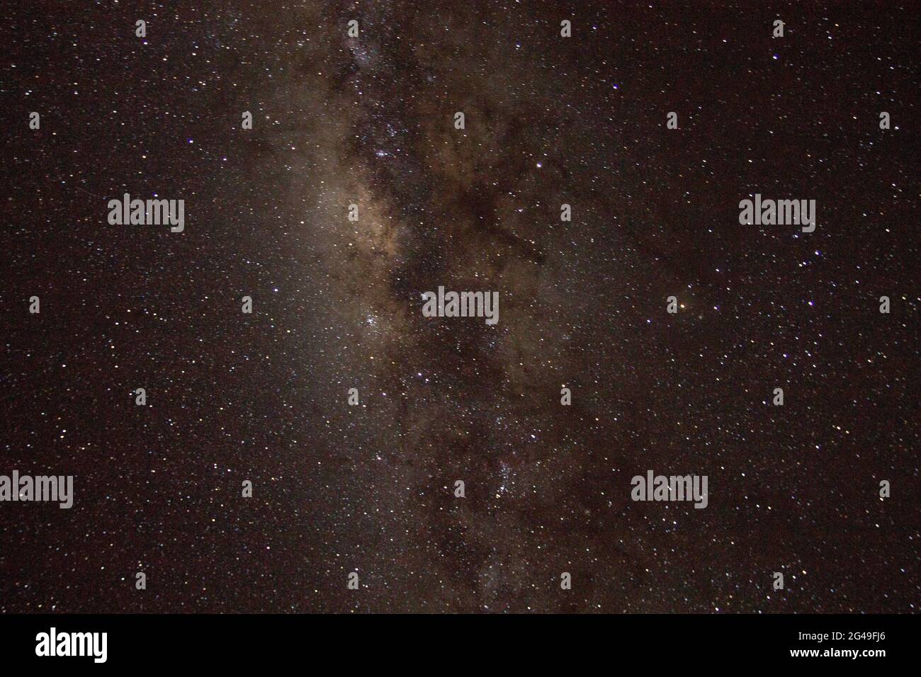 Cielo australe via lattea dettaglio. Foto Stock