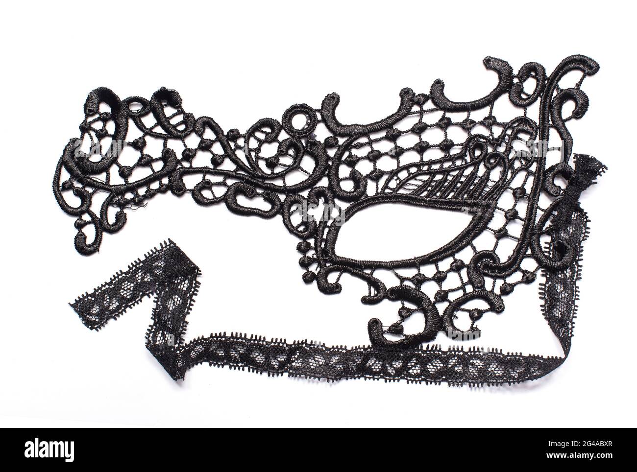 maschera di carnevale di merletto Foto stock - Alamy
