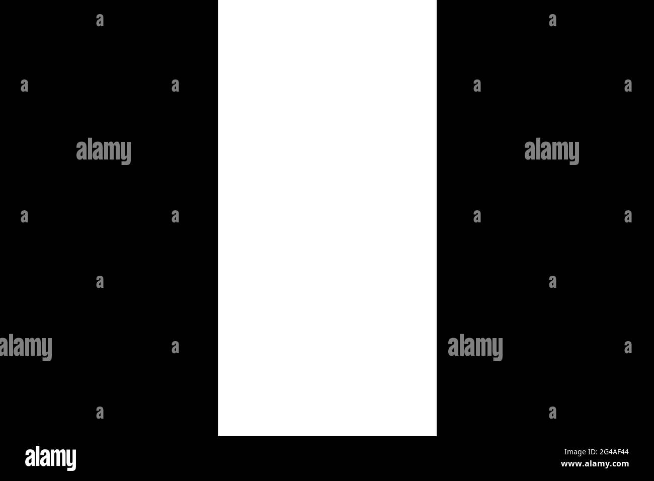 Bandiera Tricolore linea verticale proporzione nella modalità a colori in bianco e nero Foto Stock