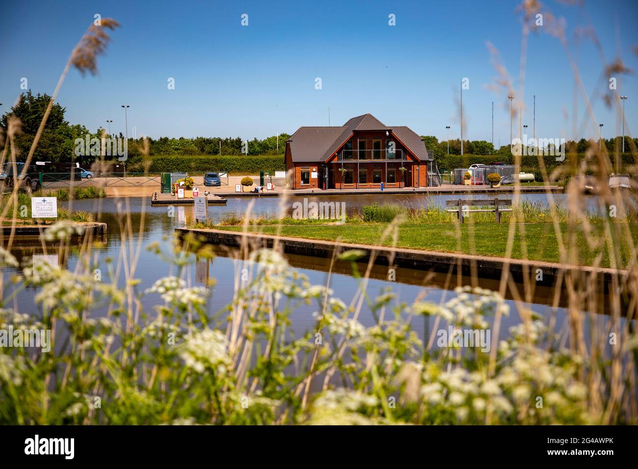 Droitwich Spa e Canal Foto Stock