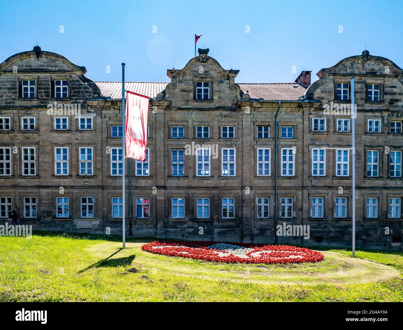 Municipio di Blankenburg nelle montagne di Harz Foto Stock