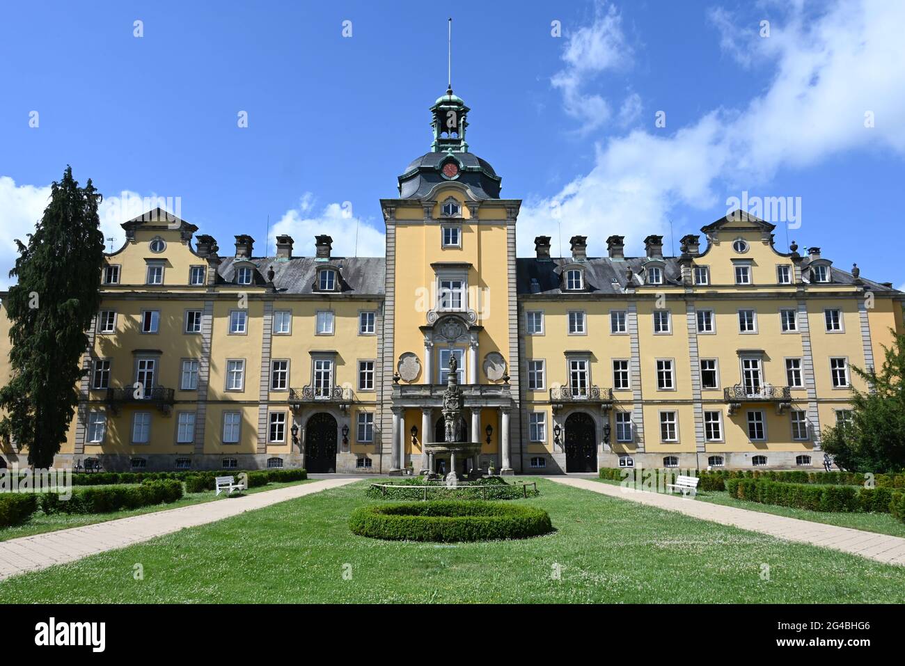 Castello di Bückeburg in stile Neo-Rococo Foto Stock
