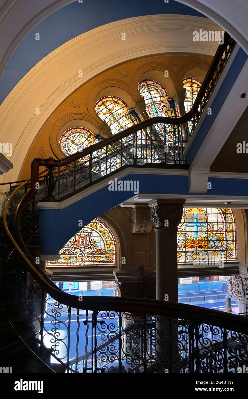 Il bellissimo centro commerciale Queen Victoria, Sydney AUS Foto Stock