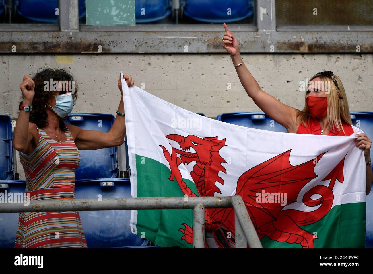Roma, Italia. 20 giugno 2021 durante la UEFA Euro 2020 Group UNA partita di calcio tra Italia e Galles allo stadio Olimpico di Roma (Italia), 20 giugno 2021. Photo Andrea Staccioli/Insifefoto Credit: Insifefoto srl/Alamy Live News Foto Stock