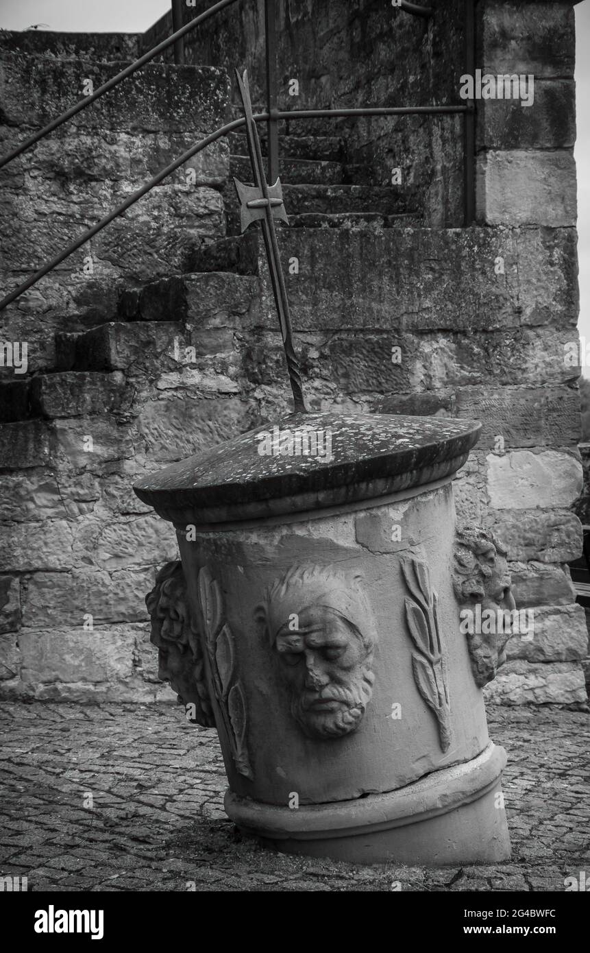 Lauffen am Neckar, Baden-Württemberg, Germania: Memoriale di guerra per i caduti della prima guerra mondiale. Foto Stock