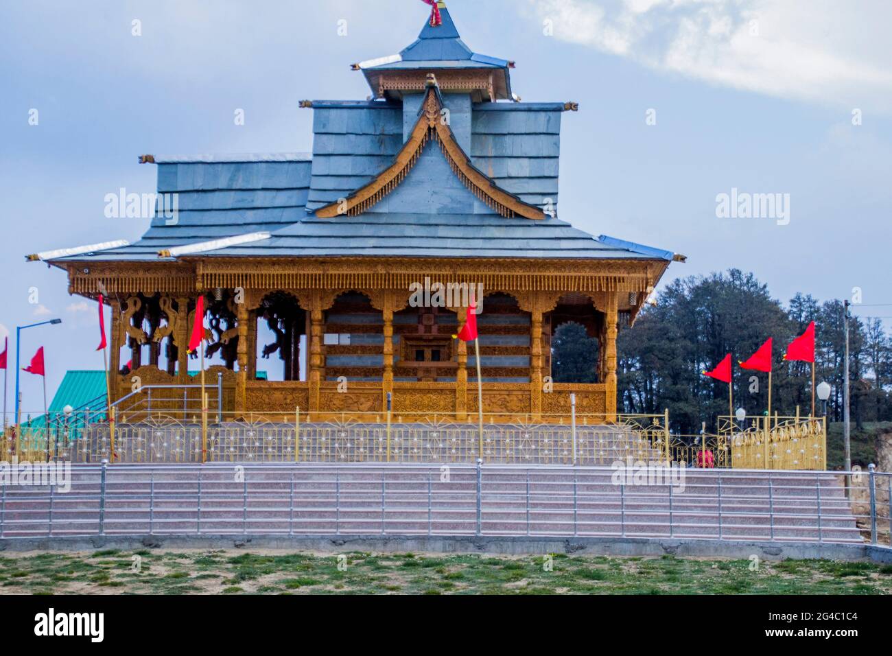 Tempio di HATU, Narkanda, Himachal Pradesh Foto Stock