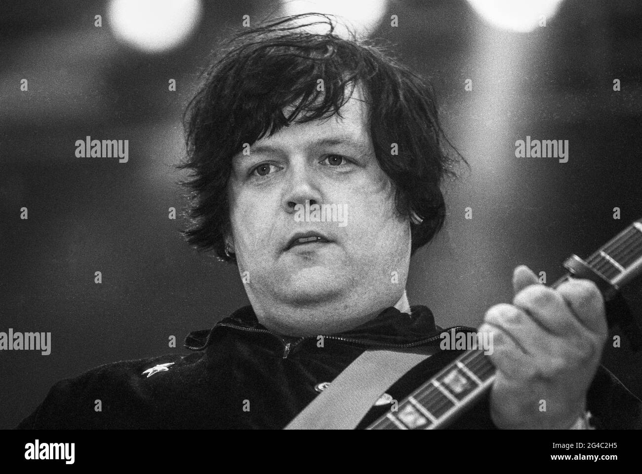 Ecografia al Glastonbury Festival 1998, Worthy Farm, Somerset, Inghilterra, Regno Unito. Foto Stock