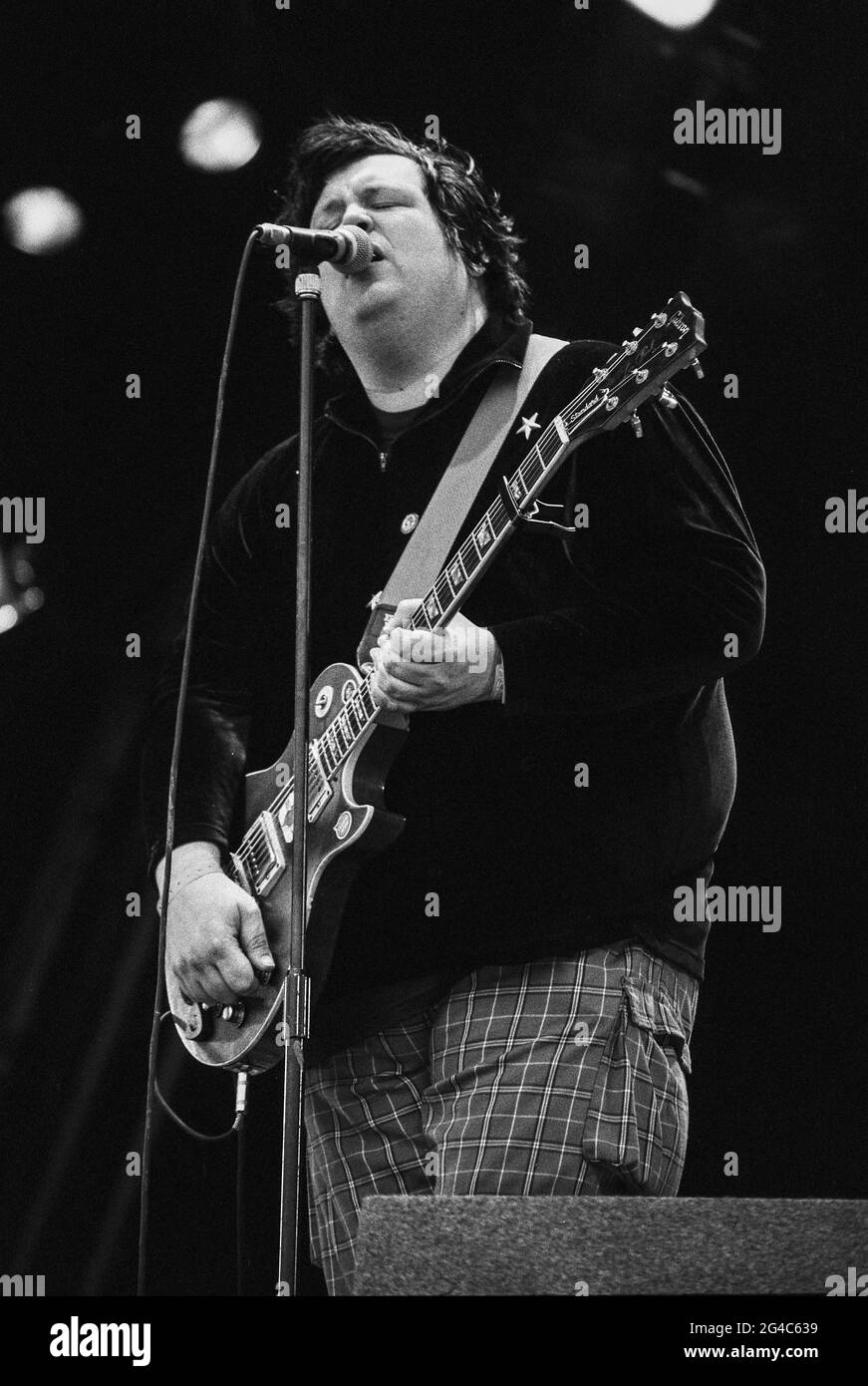 Ecografia al Glastonbury Festival 1998, Worthy Farm, Somerset, Inghilterra, Regno Unito. Foto Stock