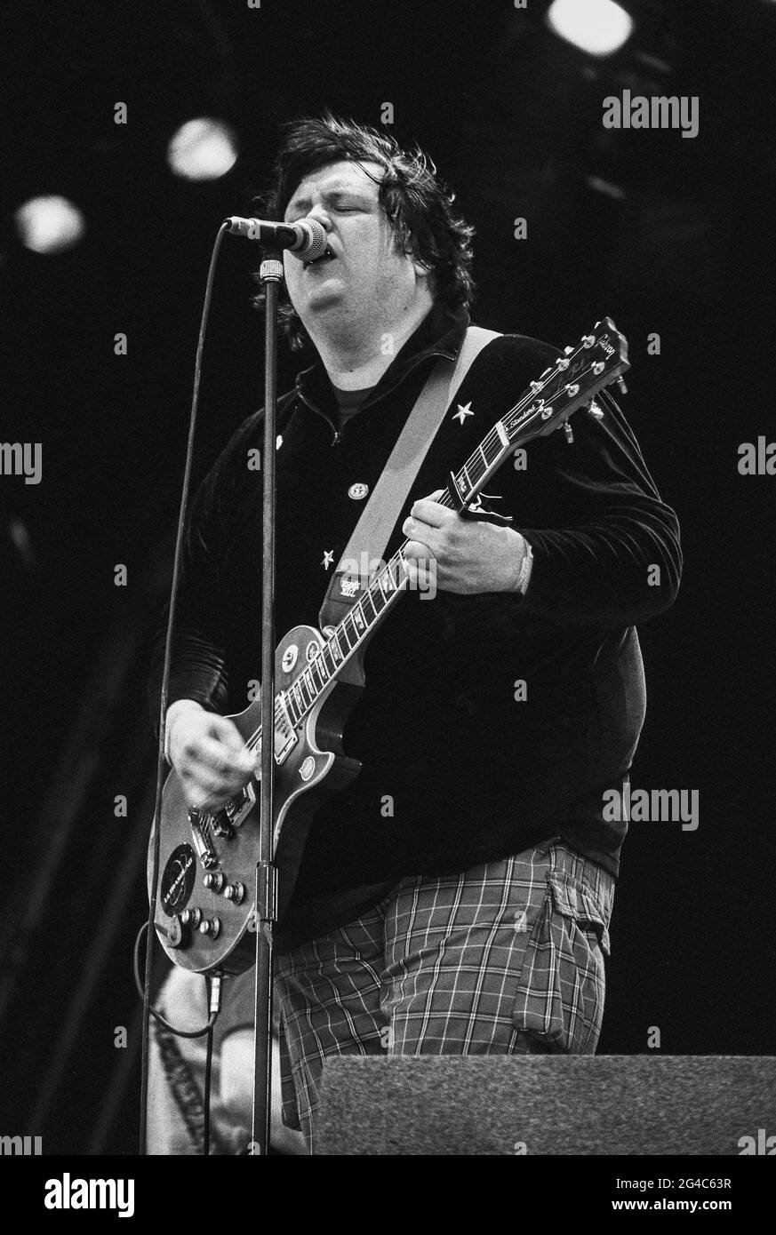 Ecografia al Glastonbury Festival 1998, Worthy Farm, Somerset, Inghilterra, Regno Unito. Foto Stock