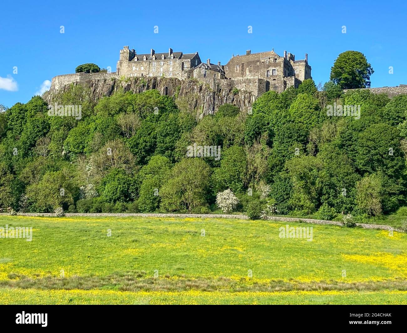 Castello di Stirling, Castle Hill, Stirling, Scozia, Regno Unito Foto Stock