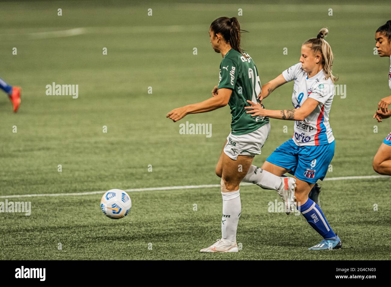 São PAULO, SP - 20.06.2021: PALMEIRAS X NAPOLI - Rafaelle nella partita tra Palmeiras X Napoli, valida per il 14° round del Campionato brasiliano di calcio Serie A1, Donne del 2021, che si è tenuto ad Allianz Parque, questa domenica (20). (Foto: Van Campos/Fotoarena) Foto Stock