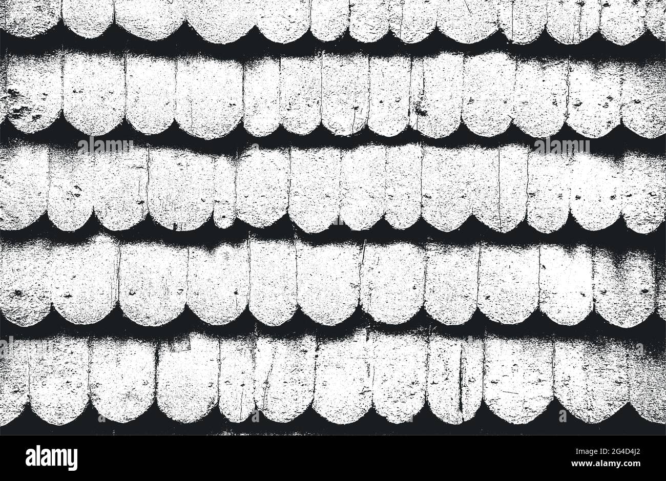 Struttura ricurvi di piastrelle in ceramica, mosaico, pietre da pavimentazione con ornamento. Sfondo grunge. Illustrazione vettoriale astratta mezzitoni. Illustrazione Vettoriale