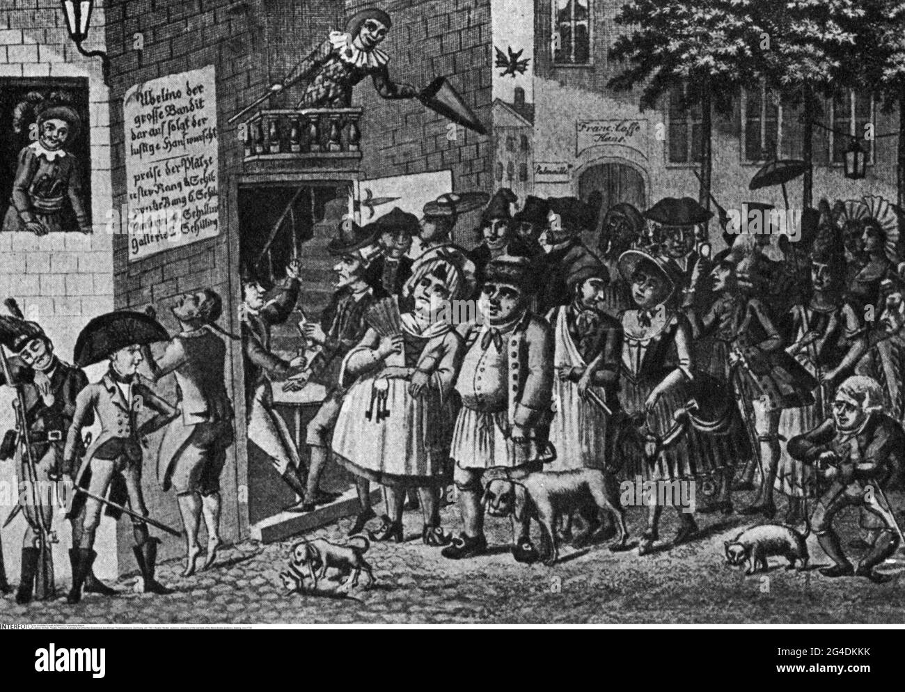 teatro / teatro, pubblico, caricature sul cattivo gusto del pubblico del teatro Altona, disegno, ARTISTA DEL COPYRIGHT NON DEVE ESSERE CHIARITO Foto Stock