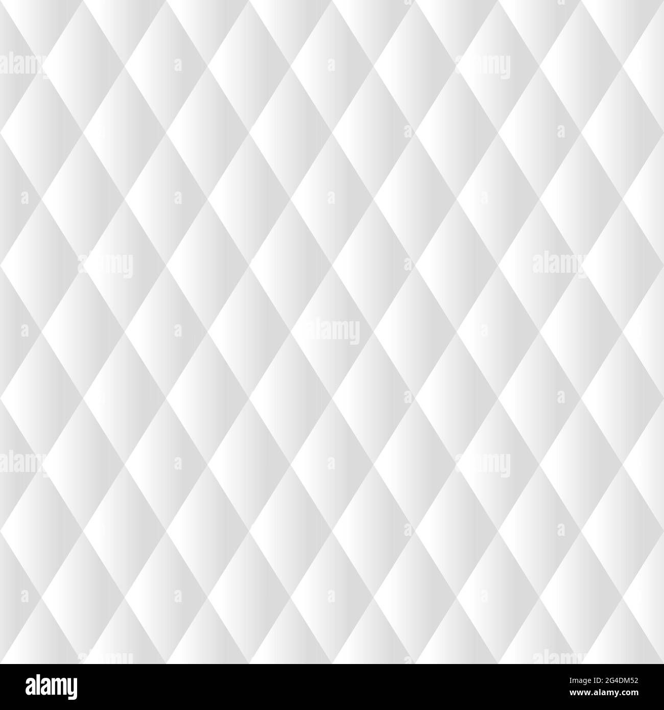 Motivo rombo bianco astratto senza cuciture. Sfumatura geometrica neutra. Colori bianco e grigio di uno sfondo moderno ed elegante per carta da parati, posta Illustrazione Vettoriale