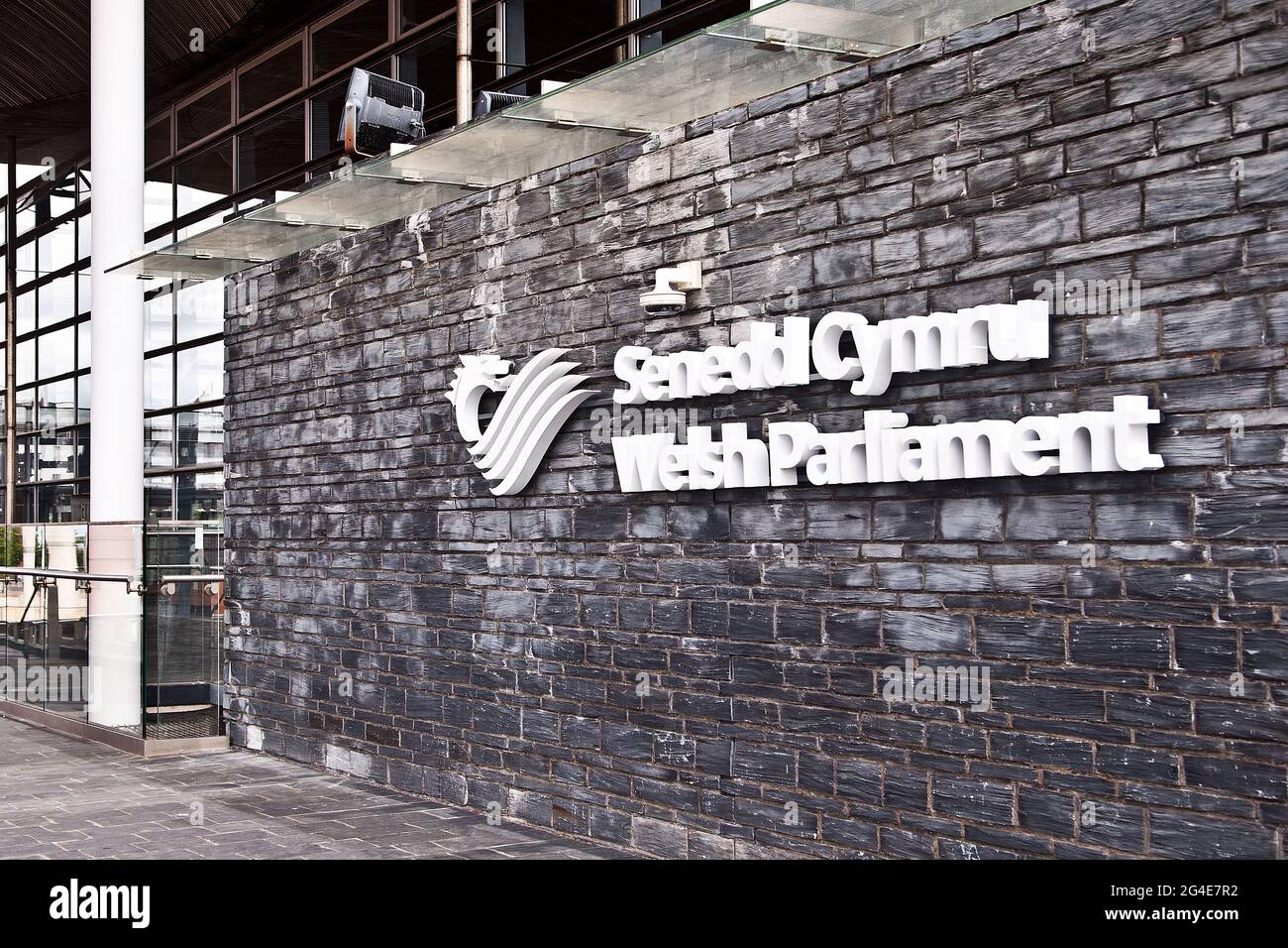 Parlamento gallese (Senedd Cymru) Foto Stock