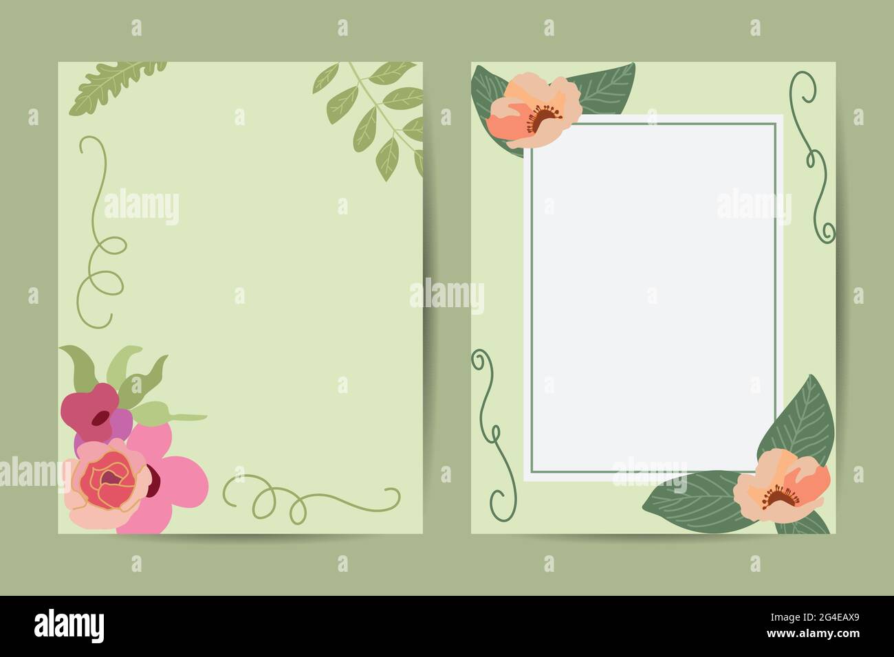 Cornice floreale vettoriale. Modello astratto di fondo artistico universale alla moda . Buono per copertina, invito, banner, cartello, brochure, poster, scheda, volare Illustrazione Vettoriale