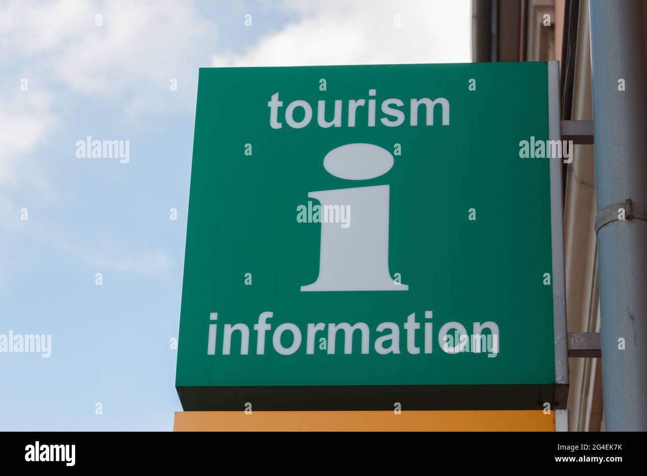 Informazioni turistiche segno Foto Stock