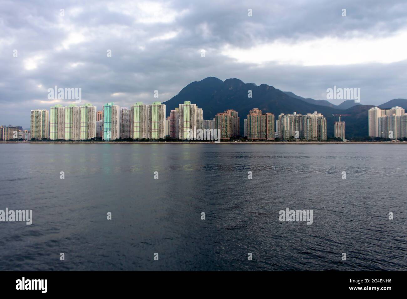 Architettura della città di Hong Kong Foto Stock