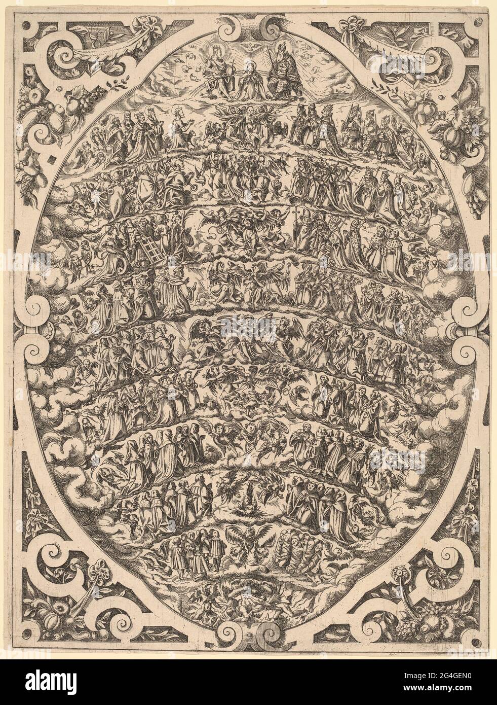La Gerarchia dei cieli, 1579. Foto Stock