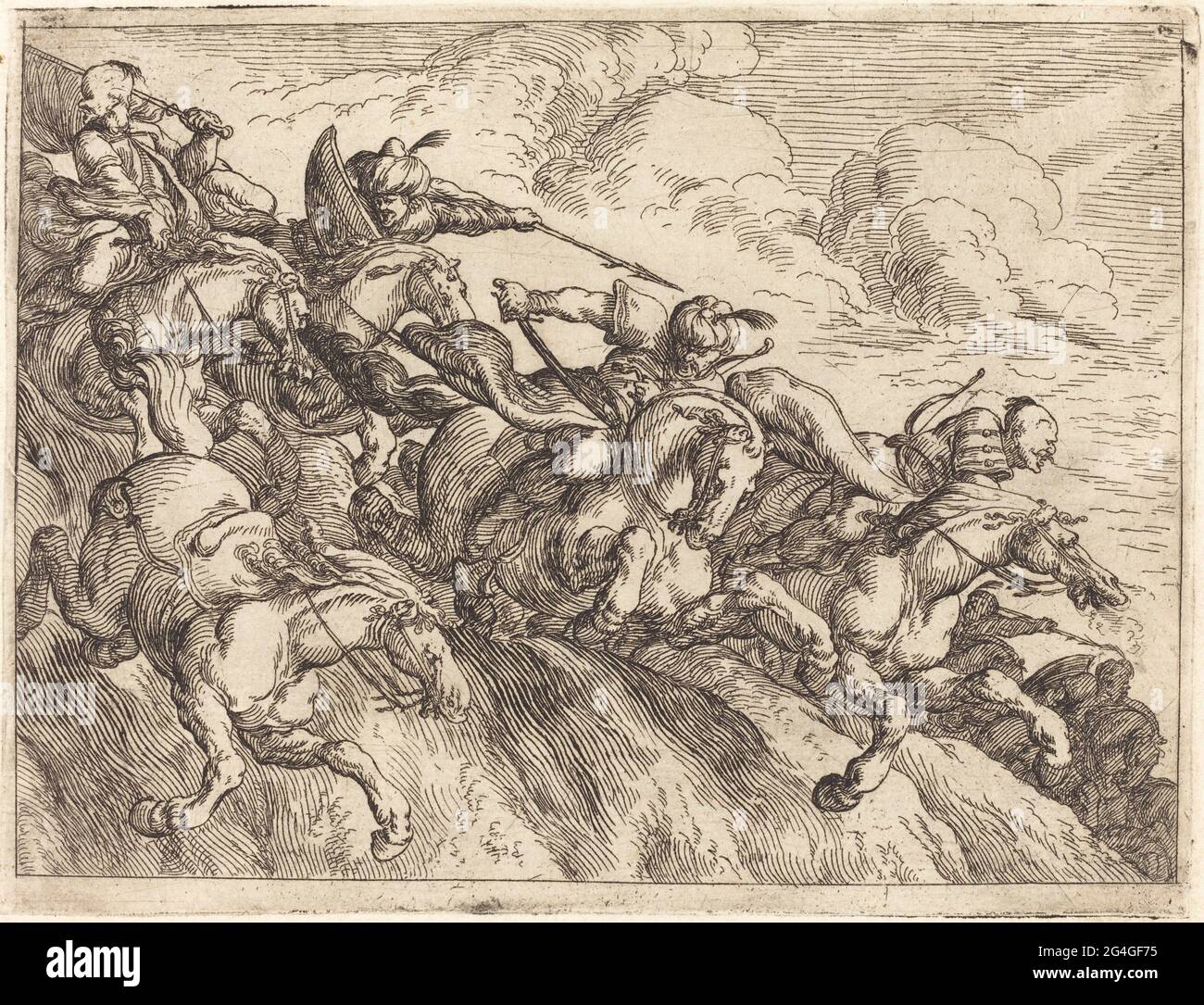 Capricci di varietà battaglie, 1635. Foto Stock