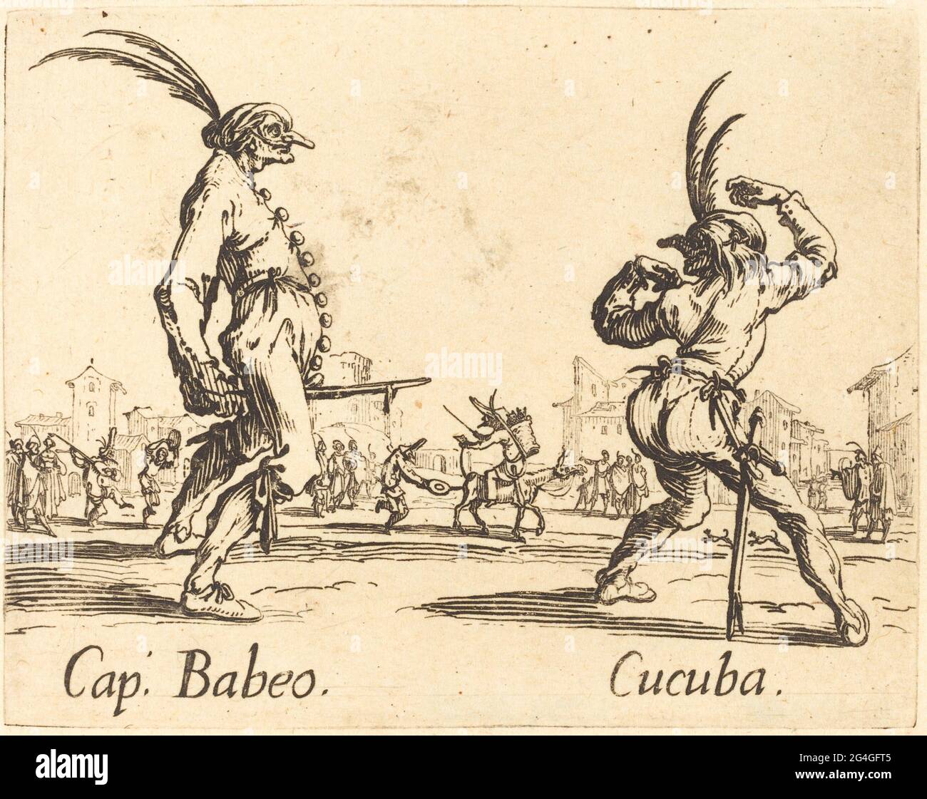 Tappo. Babeo e Cucuba, c. 1622. Foto Stock