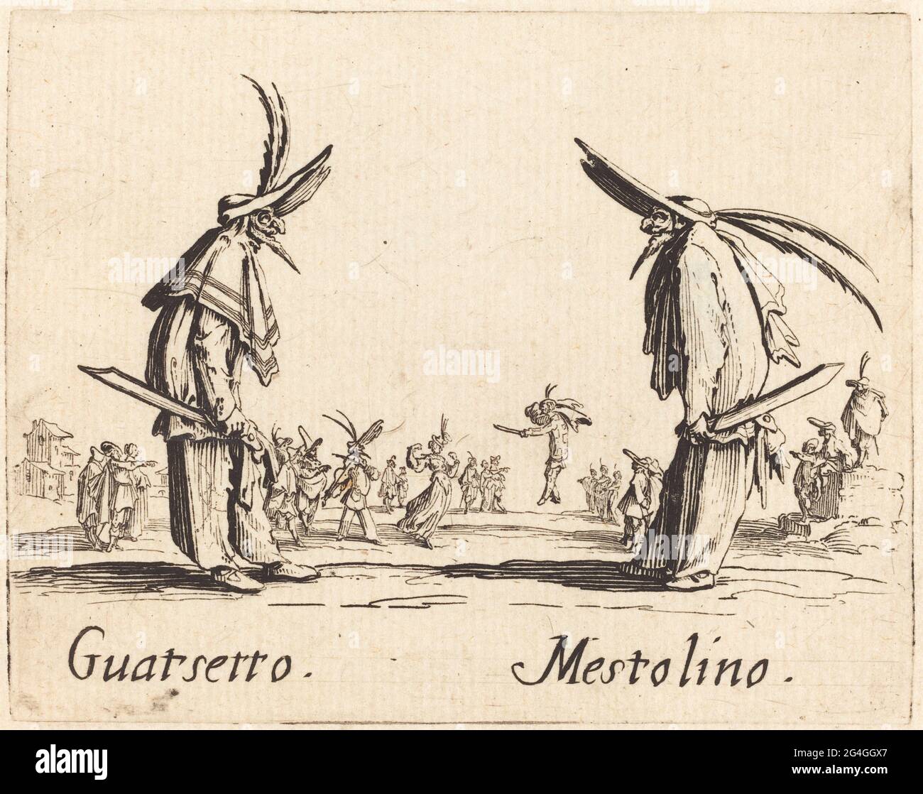 Guatsetto e Mestolino, c. 1622. Foto Stock