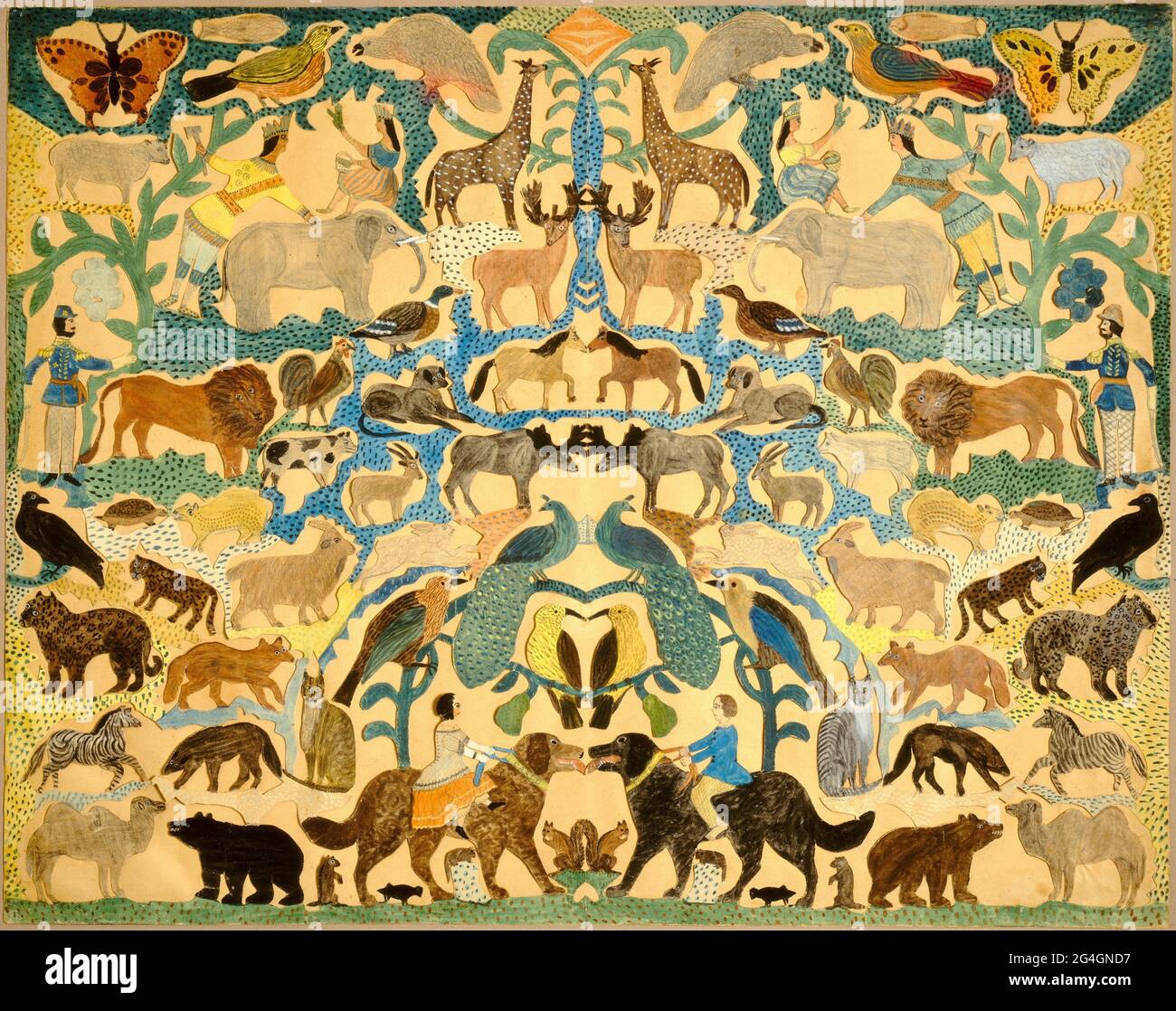 Taglio di animali, secondo quarto 19 ° secolo. Foto Stock