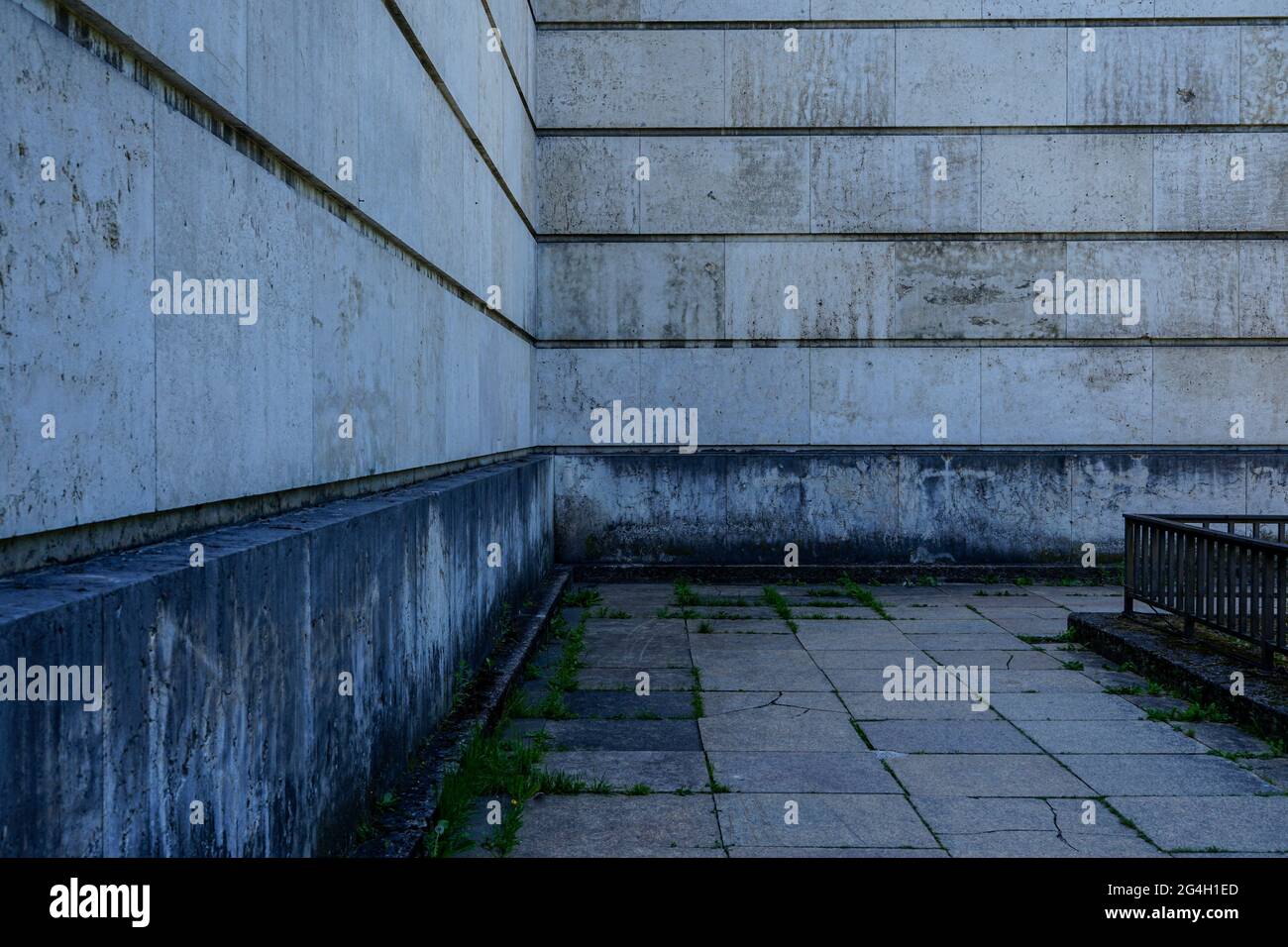 Haus der Kunst è un edificio espositivo di Monaco. Fu costruito dal 1933 al 1937 con il coinvolgimento personale di Adolf Hitler. Foto Stock