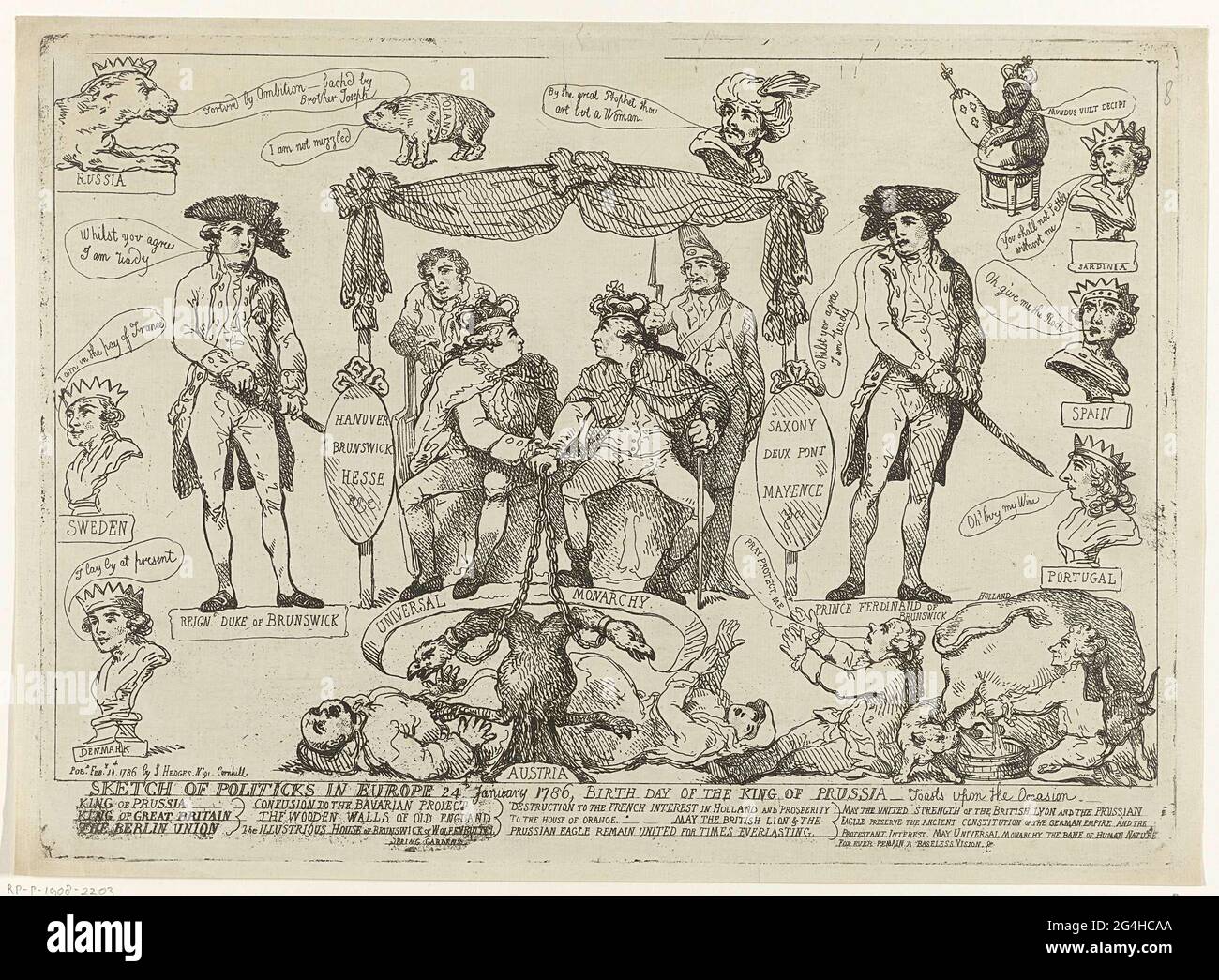 Federico due re di prussia immagini e fotografie stock ad alta