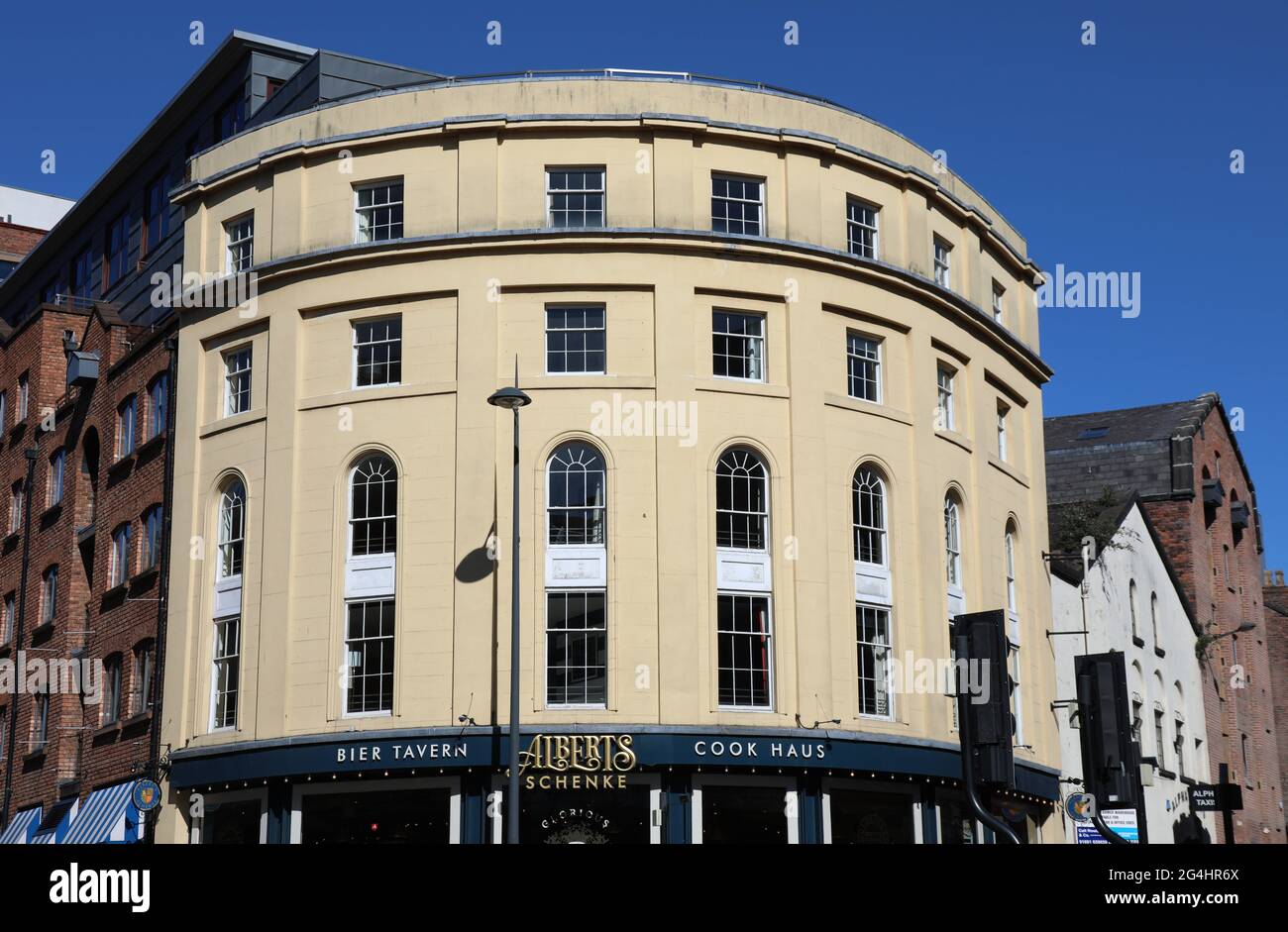 Alberts Schenke a Liverpool Foto Stock