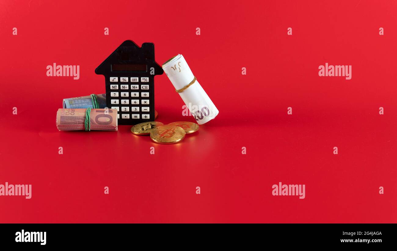 Concetto di ritorno sugli investimenti. Il ROI può essere lucrativo quando l'investimento in proprietà è degno Foto Stock