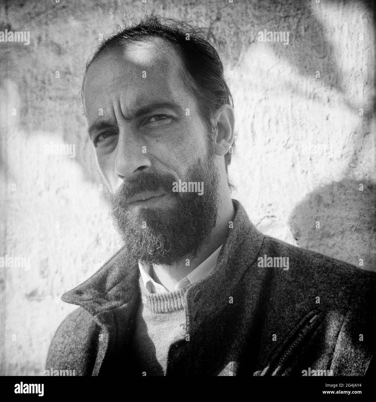 Raul Zurita, poeta cileno Foto Stock