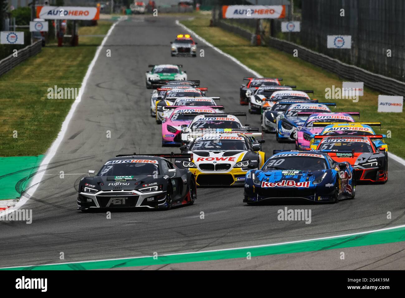 Kelvin van der Linde, ABT Sportsline, Audi R8 LMS, DTM 2021, Autodromo Nazionale Monza Foto Stock