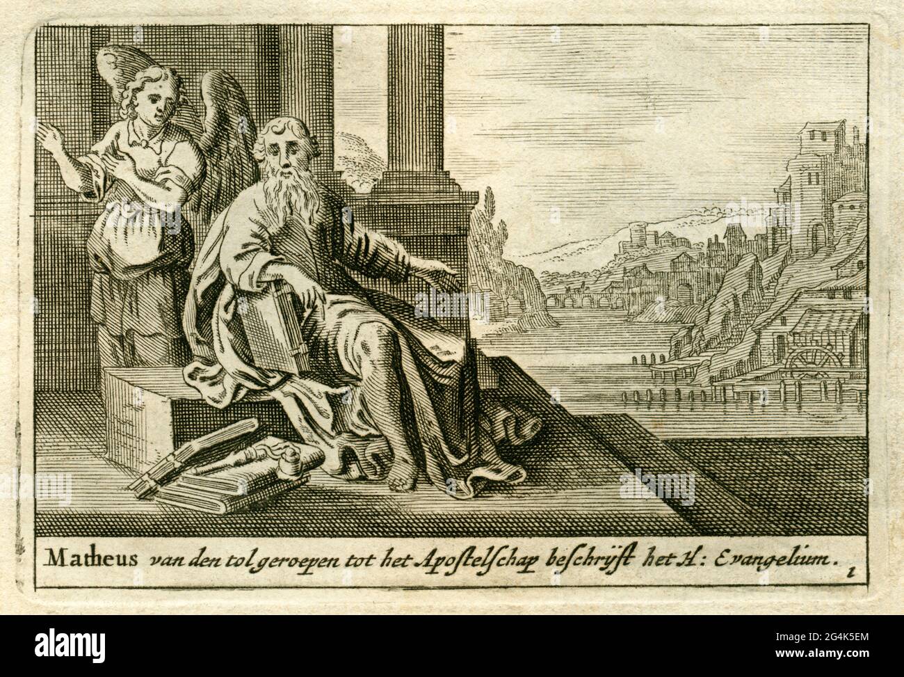 Il Medio Oriente, Israele, Galilea, Matteo diventa un Apostolo, IL DIRITTO D'AUTORE DELL'ARTISTA NON DEVE ESSERE CANCELLATO Foto Stock