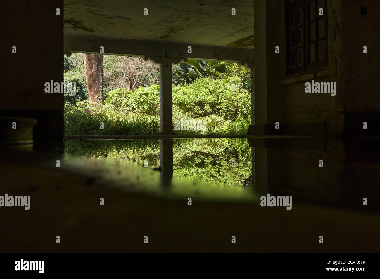 Vecchia casa coloniale sulla terra all'angolo di Warai South Road e Dagoretti Road, a Karen, Nairobi. Che è il sito proposto per uno sviluppo di ufficio f Foto Stock