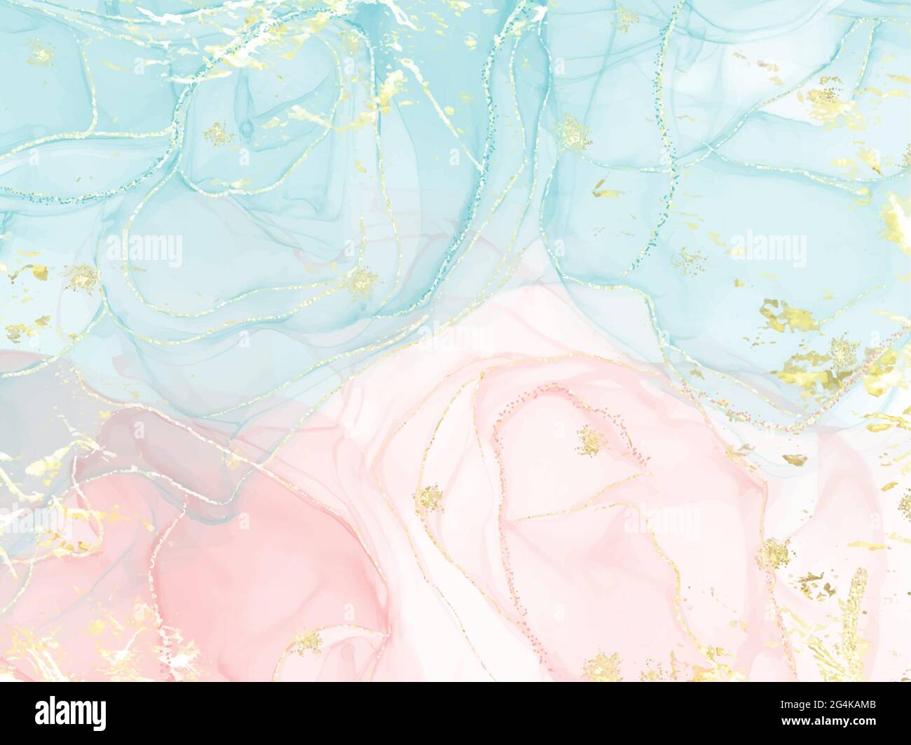 Abstract alcol inchiostro texture marmo stile sfondo. Disegno di illustrazione vettoriale EPS10. Illustrazione Vettoriale