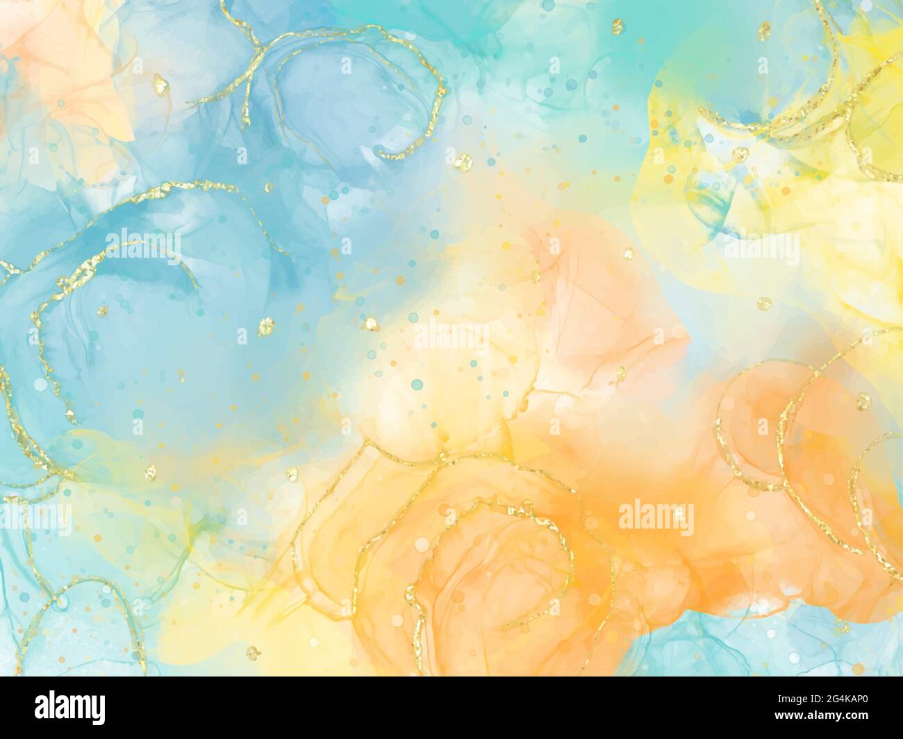 Abstract alcol inchiostro texture marmo stile sfondo. Disegno di illustrazione vettoriale EPS10. Illustrazione Vettoriale