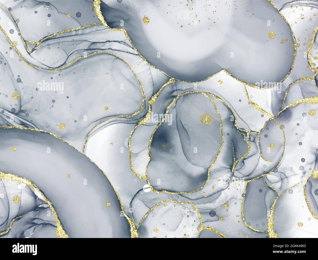 Abstract alcol inchiostro texture marmo stile sfondo. Disegno di illustrazione vettoriale EPS10. Illustrazione Vettoriale