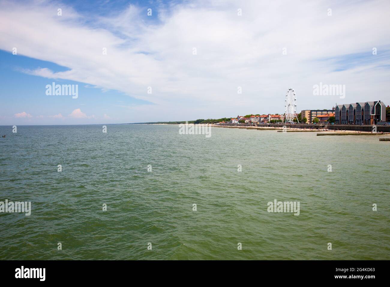 Zelenogradsk, Russia – 09 giugno 2021: Vista dell'oblast di Zelenogradsk, Kaliningrad. Foto Stock
