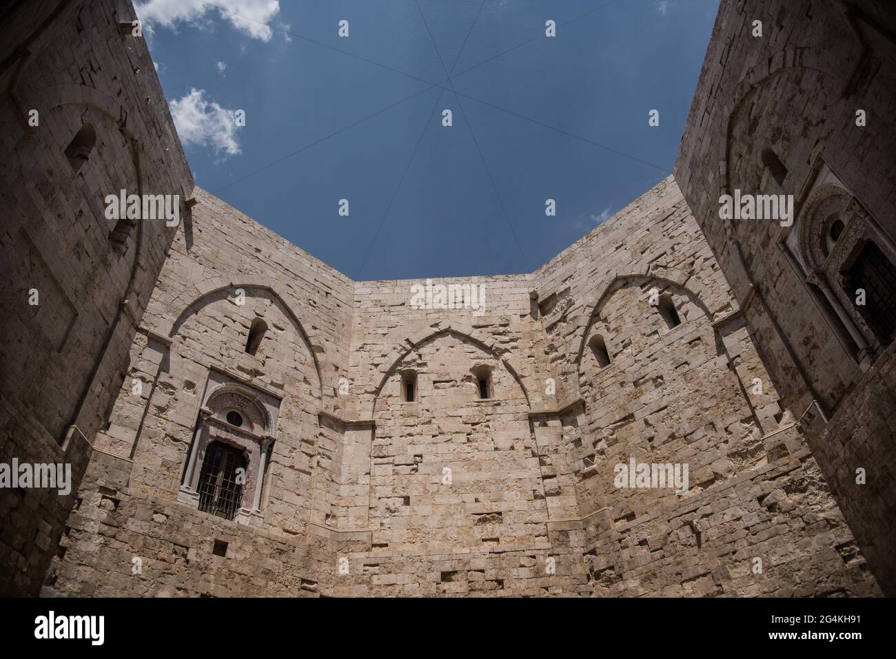 Castello di Castel del Monte, Santa Maria del Monte, Andria, Puglia, Italia, Europa Foto Stock