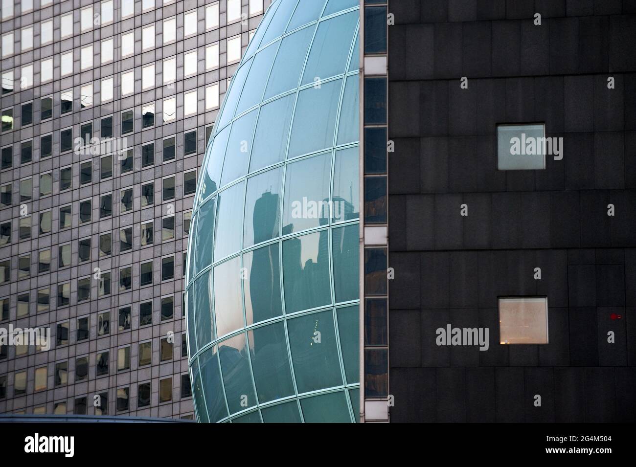 FRANCIA, HAUTS-DE-SEINE, PUTEAUX, LA DEFENSE, QUARTIERE DEGLI AFFARI Foto Stock