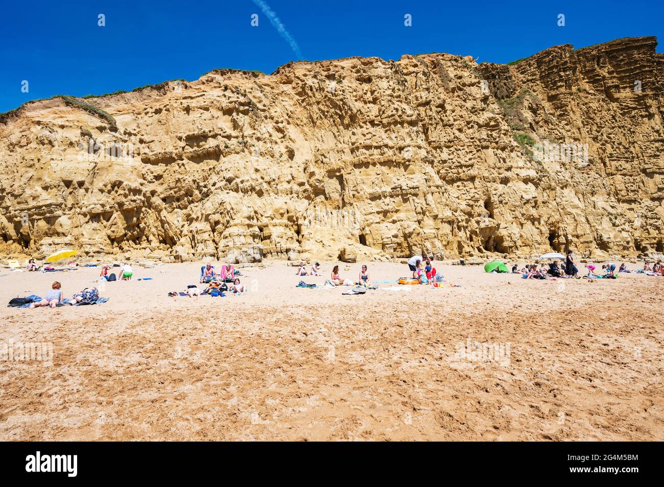 West Bay, Regno Unito, Jurassic Coast a Dorset Foto Stock