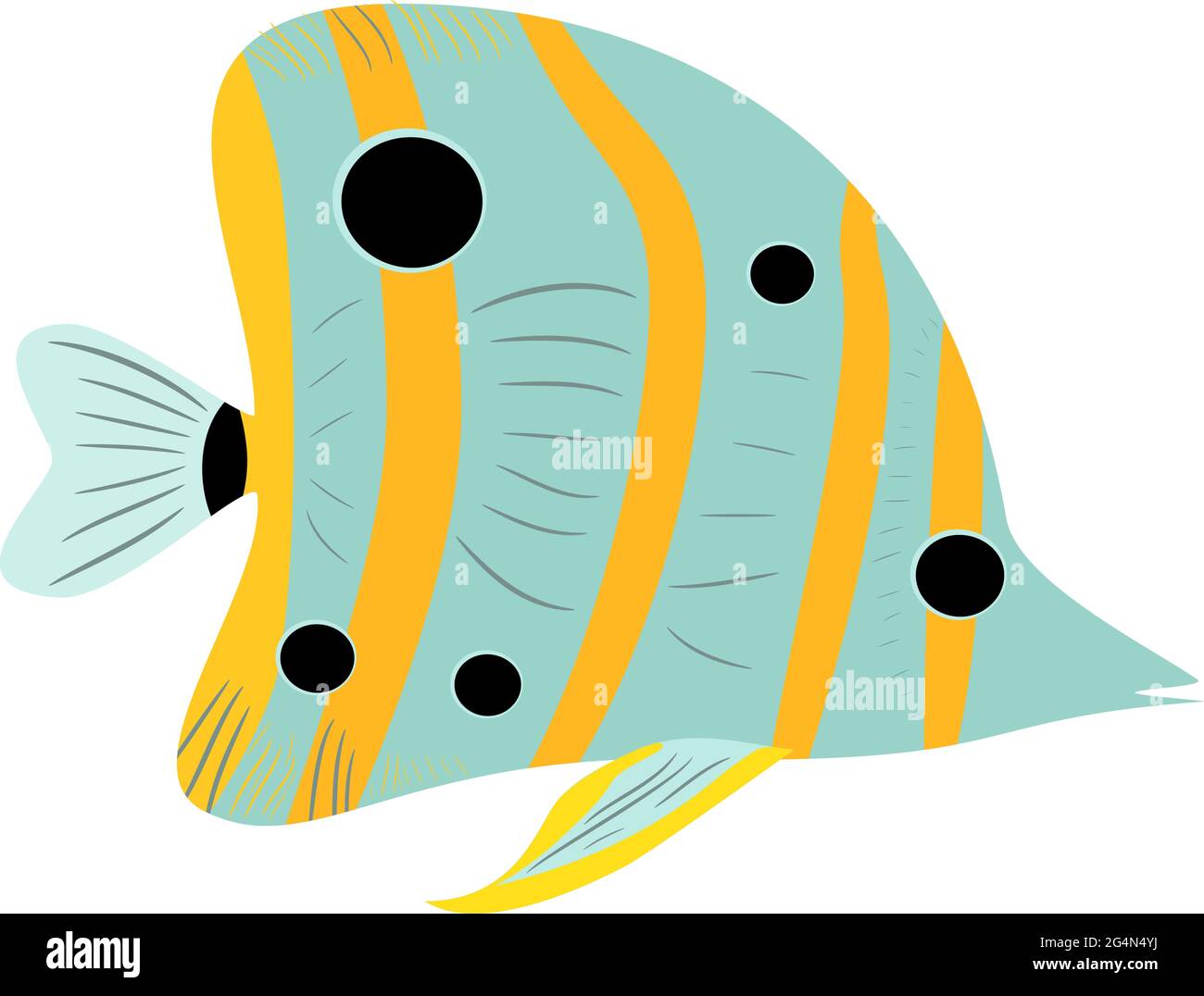 Pesce astratto, EPS8 - grafica vettoriale. Illustrazione Vettoriale