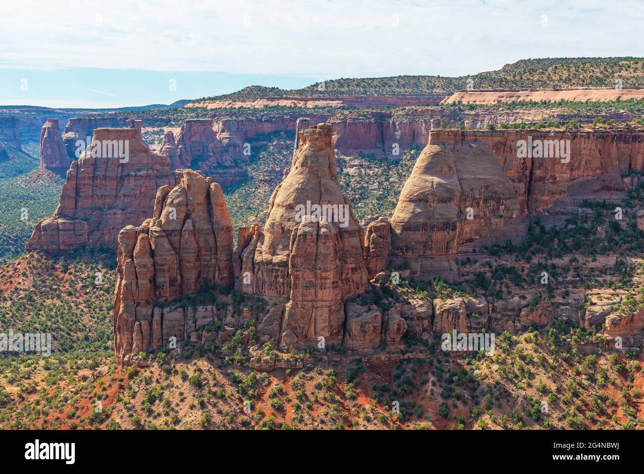 Colorado National Monument Landscape, Grand Junction, Colorado, USA. Foto Stock