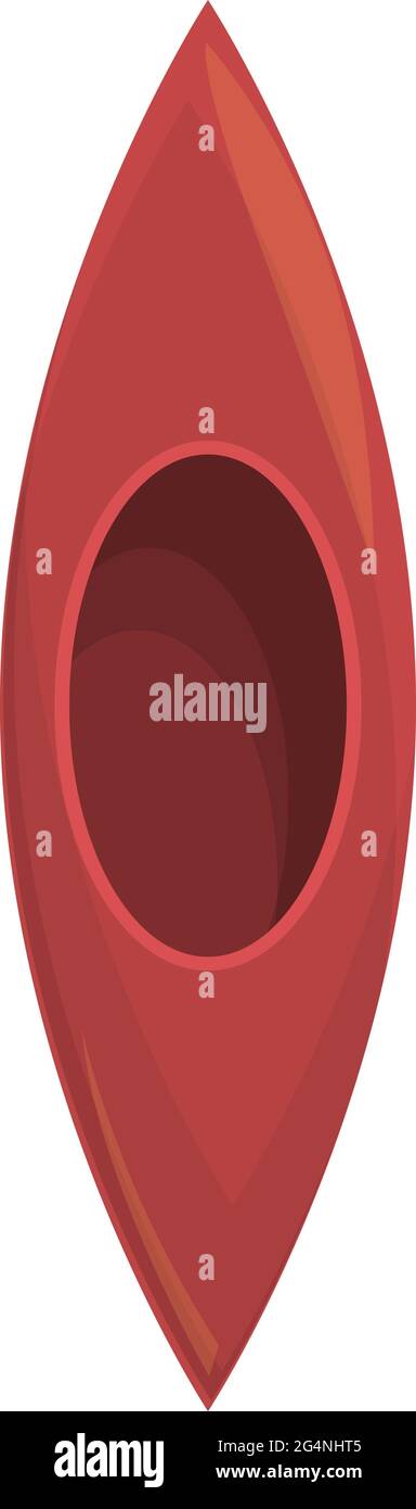 Icona canoa. Cartoon di Canoe vettore icona per web design isolato su sfondo bianco Illustrazione Vettoriale