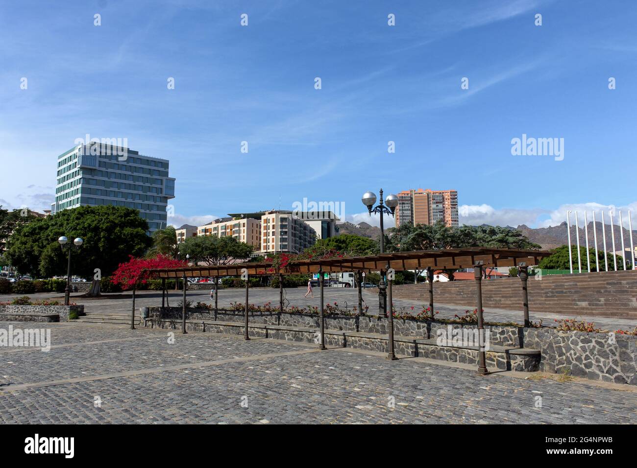 Santa Cruz sull'ile di Tenerife in Spagna Foto Stock