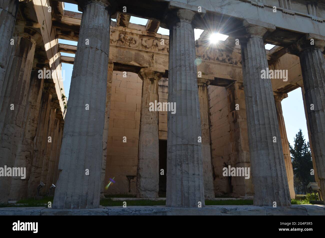 Tempio greco Foto Stock